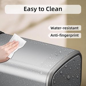 Petite <span class=keywords><strong>poubelle</strong></span> de salle de bain 8L/2.1 Gal avec <span class=keywords><strong>couvercle</strong></span>, <span class=keywords><strong>poubelle</strong></span> rectangulaire à dessus pivotant - Product Image 2