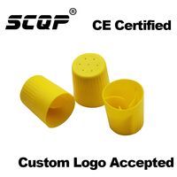 Capuchon d'extrémité de tube d'échafaudage réutilisable, facile à installer, capuchon de sécurité pour barres d'armature, capuchon de protection pour barres d'armature, capuchon d'extrémité pour la construction