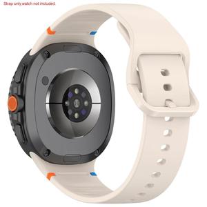 สายนาฬิกาซิลิโคนขายส่งจากโรงงานสำหรับ Samsung Watch 8/8 Classic Sport สายนาฬิกาแบบหัวเข็มขัด - Product Image 1