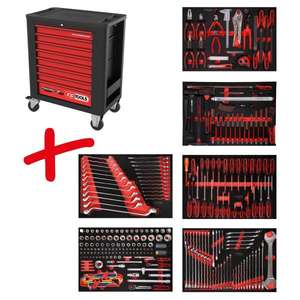 KS TOOLS - 815.6284 PERFORMANCE plus chariot à outils d'atelier P15 avec 284 outils pour chariots à outils à 6 tiroirs AVEC ASSORTIMENT - Product Image 1