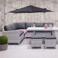 Canapé d'extérieur en rotin tressé, style nordique moderne, pour coin salon, patio ou jardin - Vente chaude