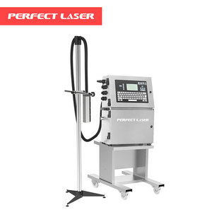 Perfect Laser- Industrial cable wire electronics food beverage batch code white color ink jet printer printing machine