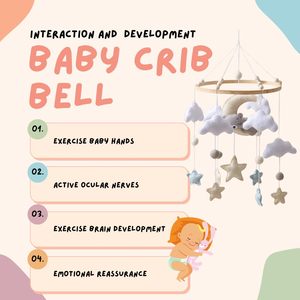 Mobile Montessori doux personnalisé pour bébé pour lit bébé certifié CE CPC Mobile ours suspendu pour chambre de bébé Jouet éducatif - Product Image 6