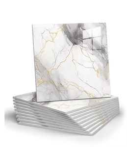 Pannelli <span class=keywords><strong>Adesivi</strong></span> in Marmo IXPE 60*60cm Impermeabili Lucidi <span class=keywords><strong>per</strong></span> Cucina, Bagni, Soggiorno e Camere <span class=keywords><strong>da</strong></span> Letto - Product Image 1