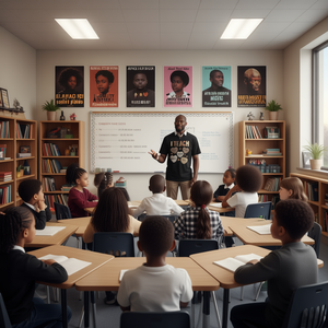 Camiseta para Profesores del Mes de la Historia Negra, para Uso Promocional - Product Image 3