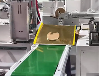 Machine d'emballage entièrement automatique CE pour emballer les plateaux à gâteau en carton ondulé, les tampons en papier plats, les bandes de papier colorées à bords arrondis