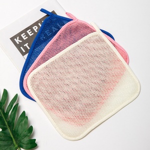 Nylon <b>Bath</b> Towel <b>Washcloth</b> Body Deep Cleaning Exfoliator <b>Bath</b> Net Soap Wash Towels Shower Exfoliating Body Scrubber - Product Image 2