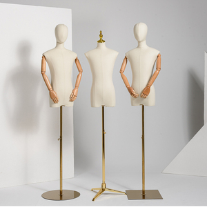 Il negozio di <span class=keywords><strong>abbigliamento</strong></span> da uomo consiglia la tuta da Boutique modelli maschili di fascia alta manichino da uomo mezzo corpo - Product Image 3