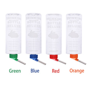 Botella de Agua para Mascotas Pequeñas, Capacidad de 1000 ml, para Conejos, Hurones, Hámsteres y Cobayas - Product Image 4