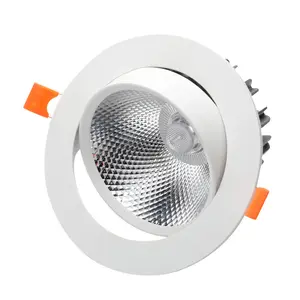 LED 임베디드 COB 고휘도 눈부심 방지 5W7W12W20W30W 상업용 및 가정용 천장 램프 다운라이트 스포트라이트