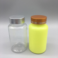 Bouteilles de médicaments en PET de 150 cc, jaunes, noires, blanches, ambre, bleues, résistantes aux enfants, imprimées à l'écran, marque BoEn, moulées par soufflage, pour pilules et capsules