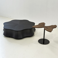 Table basse d'appoint en bois massif de style chinois moderne, fabriquée à la main, élégante, pour le salon