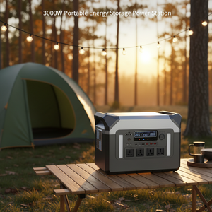 Générateur solaire portable 3200W 3000W avec batterie LiFePO4, charge rapide, station d'alimentation portable 2000W 1500W - Product Image 6