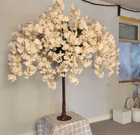 Centres de table arbre à fleurs de cerisier de mariage fleurs blanches arbre à fleurs de cerisier artificiel pour mariage