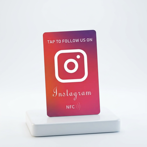 Autocollant de carte NFC personnalisé avec logo, puce RFID NTAG213/215, pour affichage de menus et de données, à coller - Product Image 5
