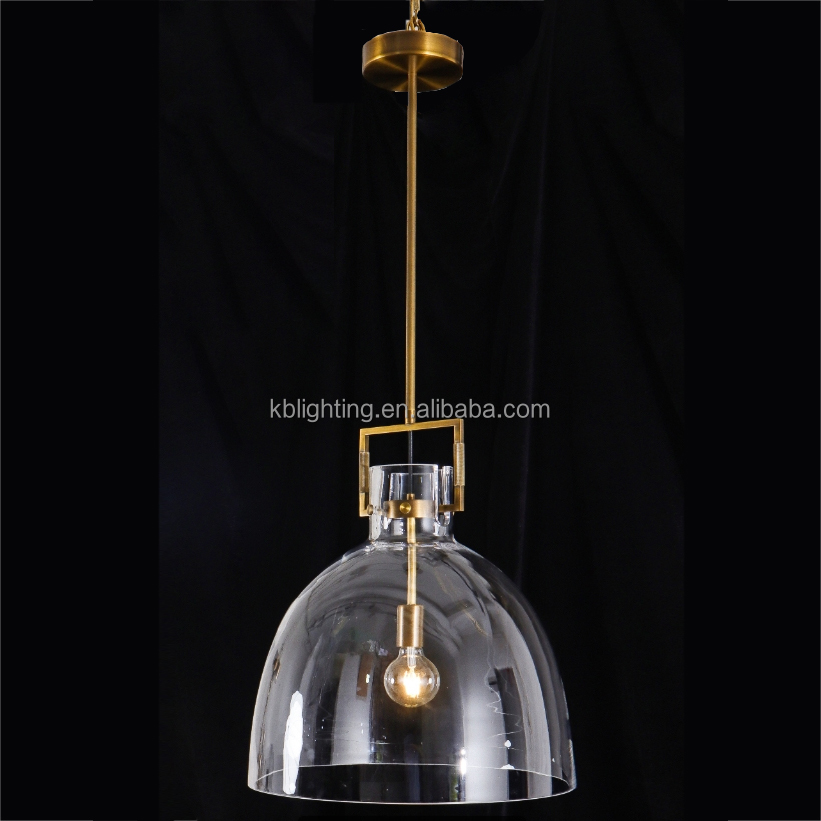 USA Indoor Decorative Glass Ceiling Dining Bar Kitchen Island Nordic Modern Pendant Light Hanging Ceil Lamp
