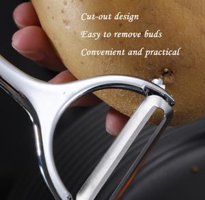 Household Y Shape Stainless Steel <b>Peeler</b> Multifunctional Sharp Blade Peeling Tool For Various <b>Fruit</b> And Vegetable Processing - Product Image 5
