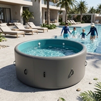 Großhandel Drop-Stitch Aufblasbarer Swimmingpool in Übergröße für Kinder und Neugeborene, Umweltfreundlicher Planschpool, Tragbar für Innen/Außen