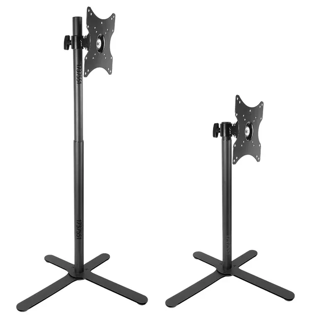 (66-120cm) DL-X4-660 New 10"-32" Height Adjustable 20kg X Shaped Base Pivot Rotate 360 Degree Tilt Swivel Vesa 100x100 200x200