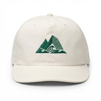 Casquettes personnalisées OEM avec logo brodé, 5 panneaux, en nylon imperméable, non structurées, à fermeture snapback, pour la course à pied
