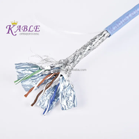 Cable de Internet de Alta Velocidad KableTex, UTP, FTP, SFTP, Cat7, Cat8, 23AWG, 4 Pares, Conductor Sólido, Revestimiento de PVC, Cables de Comunicación