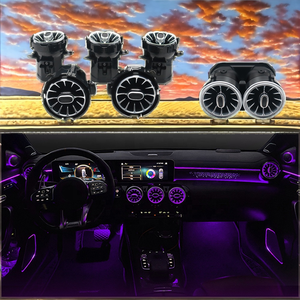 Accessoires <span class=keywords><strong>de</strong></span> voiture Tableau <span class=keywords><strong>de</strong></span> bord à LED AC Condition Air Vent Outlet Turbine Trim pour <span class=keywords><strong>Mercedes</strong></span> Benz <span class=keywords><strong>a</strong></span> CLA Class W177 W118 2019-2023 - Product Image 2