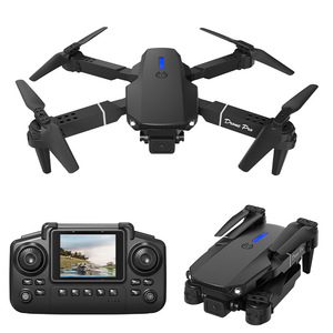 E88 Mini Có Thể Gập Lại 4K HD Máy Ảnh Drone UAV Quadcopter Dài Phạm Vi Điều Khiển Từ Xa Cho Người Mới Bắt Đầu Chụp Ảnh Trên Không Làm Bằng Nhựa - Product Image 1