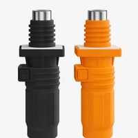Adaptateur de prise en cuivre à angle droit 250A 300A 350A, connecteur de batterie de stockage d'énergie, système d'énergie solaire IP67 1500V