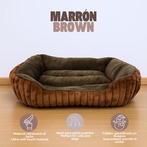 Cuccia Accogliente per Cani e Gatti, Morbido Letto Invernale in Peluche, Materasso Soffice e Confortevole Stile Culla, Taglia Grande - Product Image 6