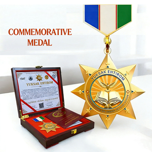 Medallón Conmemorativo Personalizado para Premio de Aniversario Presidencial, Medallón Colgante con Cadena - Product Image 5