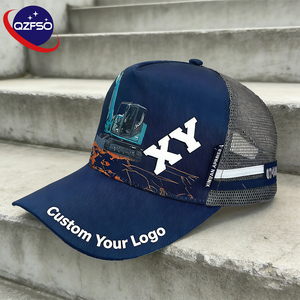 Gorra Trucker QZFSO de Alta Calidad con Logotipo Bordado Deportivo Personalizado, Gorra de Béisbol Clásica de Malla Estilo Y2K, Streetwear - Product Image 1