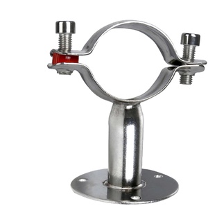 Thép Không Gỉ 304 Kẹp Đứng 1Inch Có Thể Điều Chỉnh Phụ Kiện Đường Ống Chủ Bracket Áp Suất Thấp Móc Áo Với Kẹp Có Thể Điều Chỉnh - Product Image 2