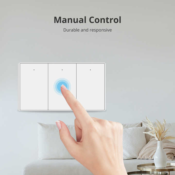 Zemismart Tuya Zigbee White Wall Light Switch - 1 to 6 Gangs