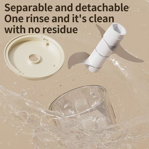 Prix <span class=keywords><strong>de</strong></span> <span class=keywords><strong>commande</strong></span> en gros, hachoir à ail électrique multifonctionnel portable <span class=keywords><strong>de</strong></span> 350 ml, qualité alimentaire, avec charge USB - Product Image 6