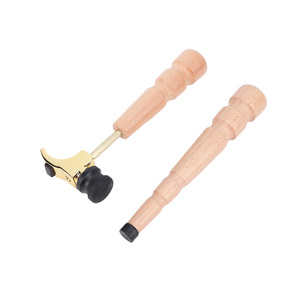 Outil de réparation de guitare Vertechnk : Marteau à frettes, extracteur de chevilles de pont, kit de luthier multifonctionnel pour ajustement de la selle, portable pour guitare - Product Image 3