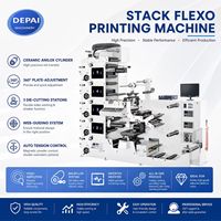 Machine d'impression d'étiquettes adhésives flexo UV IR automatique 2 4 6 couleurs, imprimante papier, découpeuse de sacs en plastique