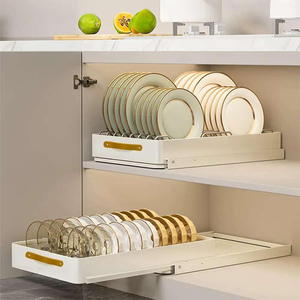 Grande <span class=keywords><strong>Scolapiatti</strong></span> Estraibile per Cucina, <span class=keywords><strong>Scolapiatti</strong></span> Scorrevole per Armadietto, Organizzatore Estraibile per Cassetti - Product Image 1