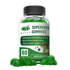 Etiqueta privada Té verde Espinaca, brócoli, Moringa Vitamina Suplemento nutricional Gomitas - Product Image 6