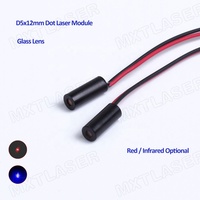 Haut de gamme D4 ~ 5mm 520nm 635nm 650nm 780nm 850nm 980nm Mini taille 3V 5V Dot Laser Diode Module 0.5mW 1mW 5mW 10mW de qualité industrielle