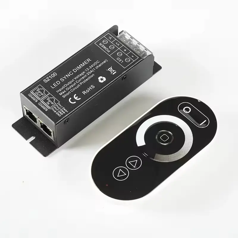 RF wireless 12V12A LED neon signs controller with remote control mini dimmer for LED sign