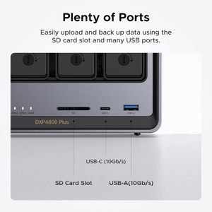 Nuevo NAS DXP4800 Plus Original de 4 Bahías, CPU Gold 8505 de 5 Núcleos, 16 GB de RAM DDR5, 1 * 2.5GbE, 2 * M.2 NVMe, 4K, Almacenamiento en Red sin Discos - Product Image 4