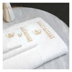 SANHOO Vente Chaude Antibactérien Sécurité Écologique Serviette De Visage Désinfectée Respectueux De L'environnement Hôtel Étage Serviette De Bain - Product Image 2