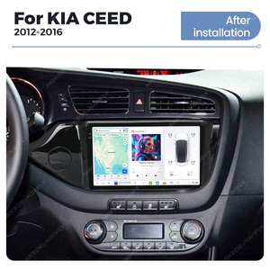 DUDUAUTO DUDU7 coche estéreo Android Auto inalámbrico Carplay REPRODUCTOR DE Audio para coche para <span class=keywords><strong>KIA</strong></span> <span class=keywords><strong>CEED</strong></span> 2012-2016 - Product Image 3