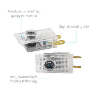 DXZ 2PCS Car LED Door Welcome Logo proiettore Laser Ghost Shadow Light per <span class=keywords><strong>Insignia</strong></span> A B <span class=keywords><strong>2009</strong></span> - 2018 auto logo lights - Product Image 2