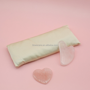 Masque pour les yeux à l'intérieur des graines de lin et des fleurs Logo personnalisé Parfum lavande Oreiller pour les yeux pour la méditation de yoga - Product Image 1