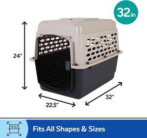 Wholesale Eco-Friendly Hard-Sided Luxury Large Dog Crate 10kg Capacity Airline Transport Plastic Travel <b>Carrier</b> for <b>Cats</b> Dogs - Product Image 4