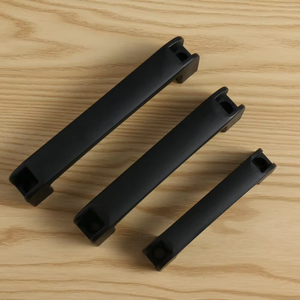 China Made Popular Style <strong>Door</strong> Pull Aluminum <strong>Doors</strong> windows <strong>Black</strong> Plastic Handles - Product Image 2
