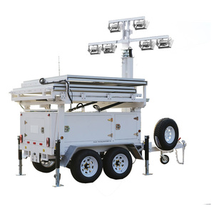 Nueva Torre de Luz Solar para Exteriores con Controlador MPPT, Batería de Iones de Litio, Paneles de Silicio Policristalino, Nivel de Seguridad Móvil Alto - Product Image 2
