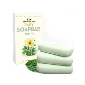Savon artisanal à l'huile essentielle de <span class=keywords><strong>lait</strong></span> de chèvre solide pour bébé personnalisable Hydratant Blanchissant Beauté Soins personnels Bain pour nourrissons - Product Image 1