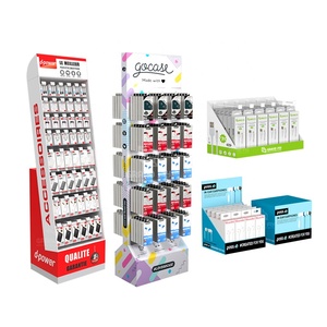 Tùy chỉnh hai mặt móc điện thoại trường hợp hiển thị giá sạc cáp Kệ sẵn sàng Phụ kiện điện thoại Power Wing tông hiển thị đứng - Product Image 1